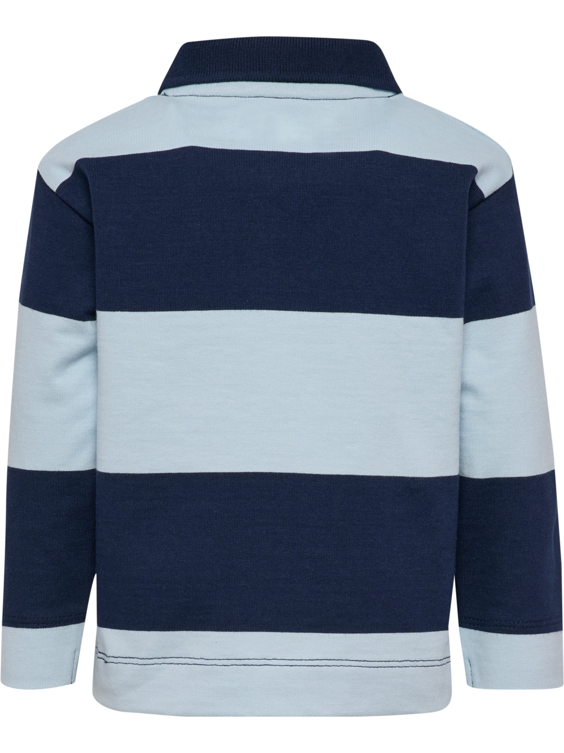 hmlMINI LOOSE STRIPE POLO SHIRT, DRESS BLUES, packshot