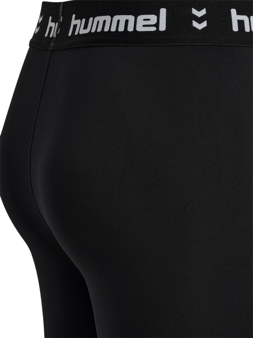 hmlPULSE MID WAIST TIGHTS, BLACK hmlPULSE MID WAIST TIGHTS, BLACK, packshot