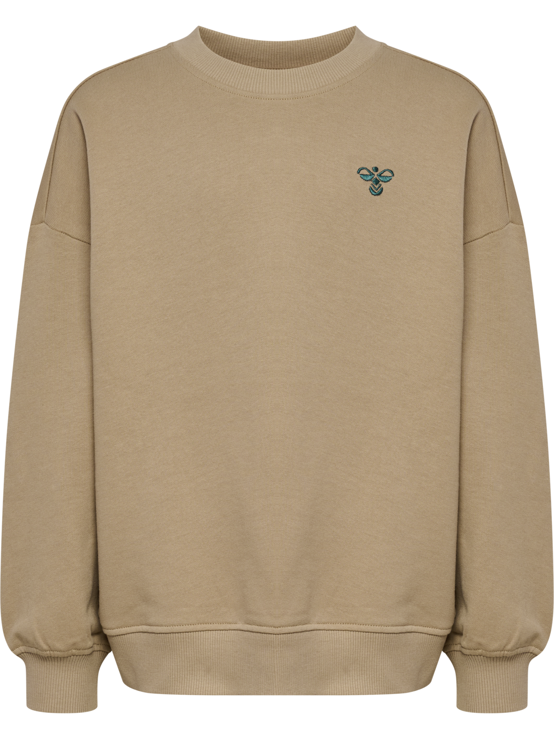 hmlJR JUMP BOXY SWEATSHIRT, SILVER MINK, packshot