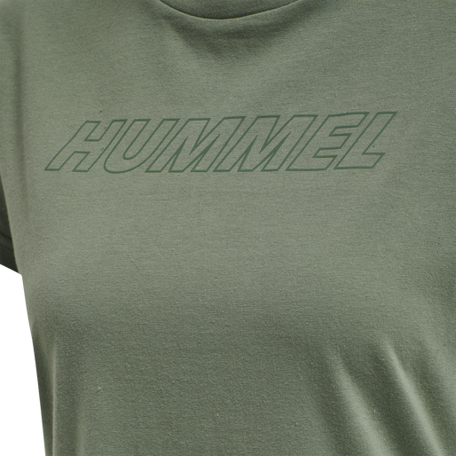 hmlTE CALI COTTON T-SHIRT, LILY PAD, packshot