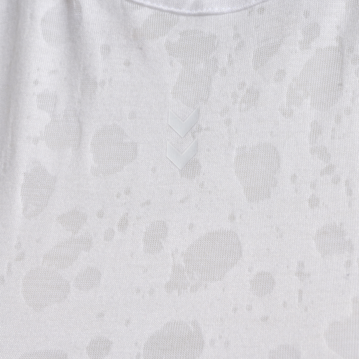 hmlMT IRIS BURNOUT TOP, WHITE, packshot