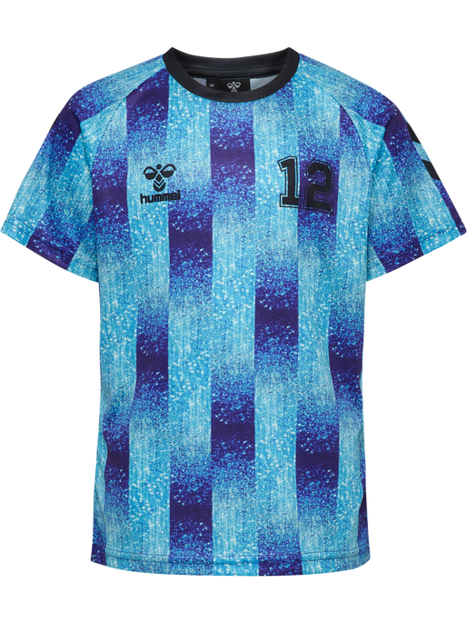 hmlSHIMMER T-SHIRT S/S, DAZZLING BLUE, packshot