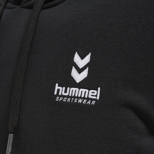 hmlOSCAR HOODIE, BLACK, packshot