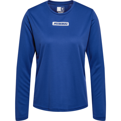 hmlTE TOLA T-SHIRT LS, INSIGNIA BLUE, packshot
