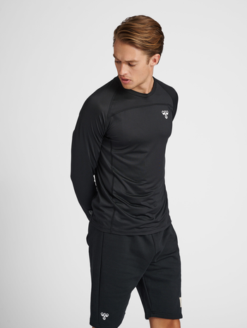 hmlGG12 TRAINING TEE L/S, BLACK, model