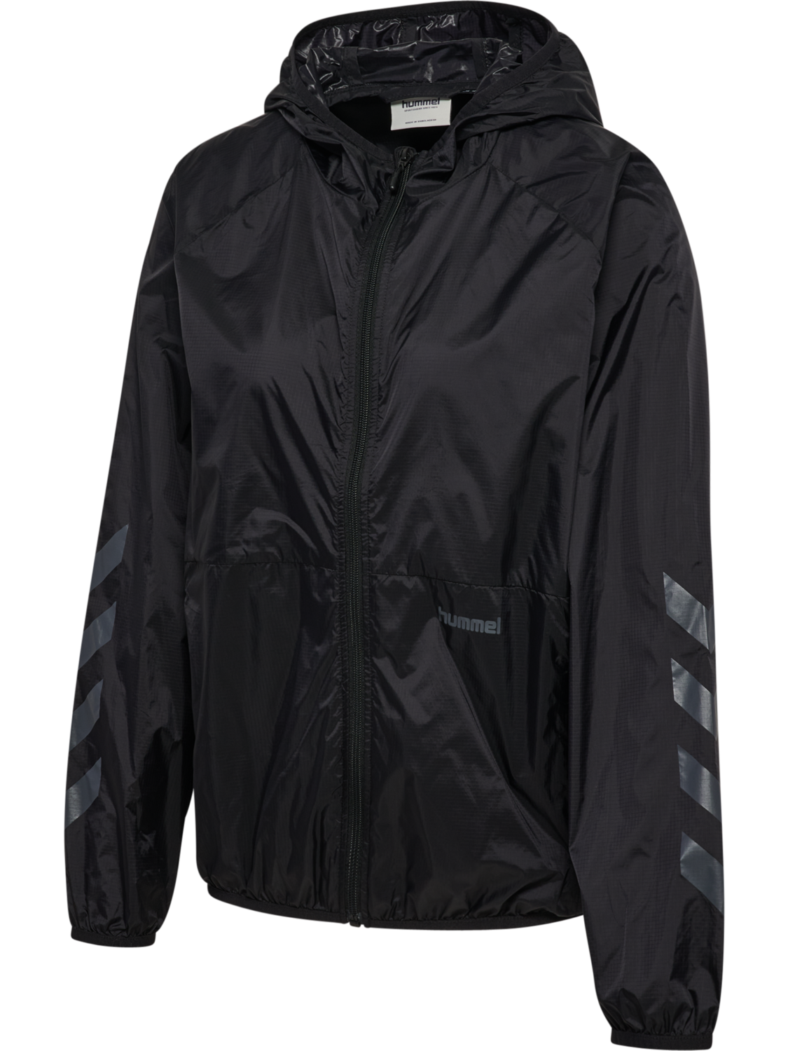 hmlACTIVE W WINDBREAKER, BLACK, packshot
