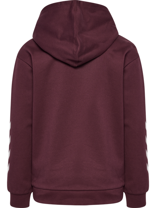 hmlJR LOGO HOODIE, VINEYARD WINE, packshot