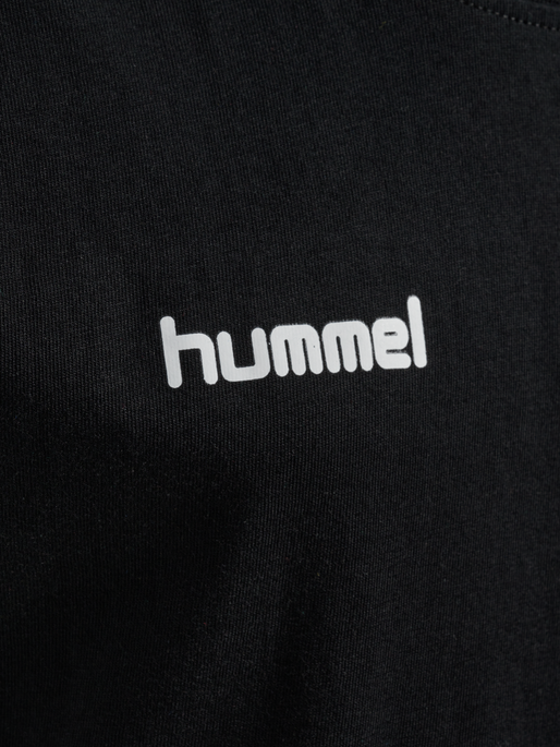 HUMMEL GO KIDS COTTON T-SHIRT S/S, BLACK, packshot