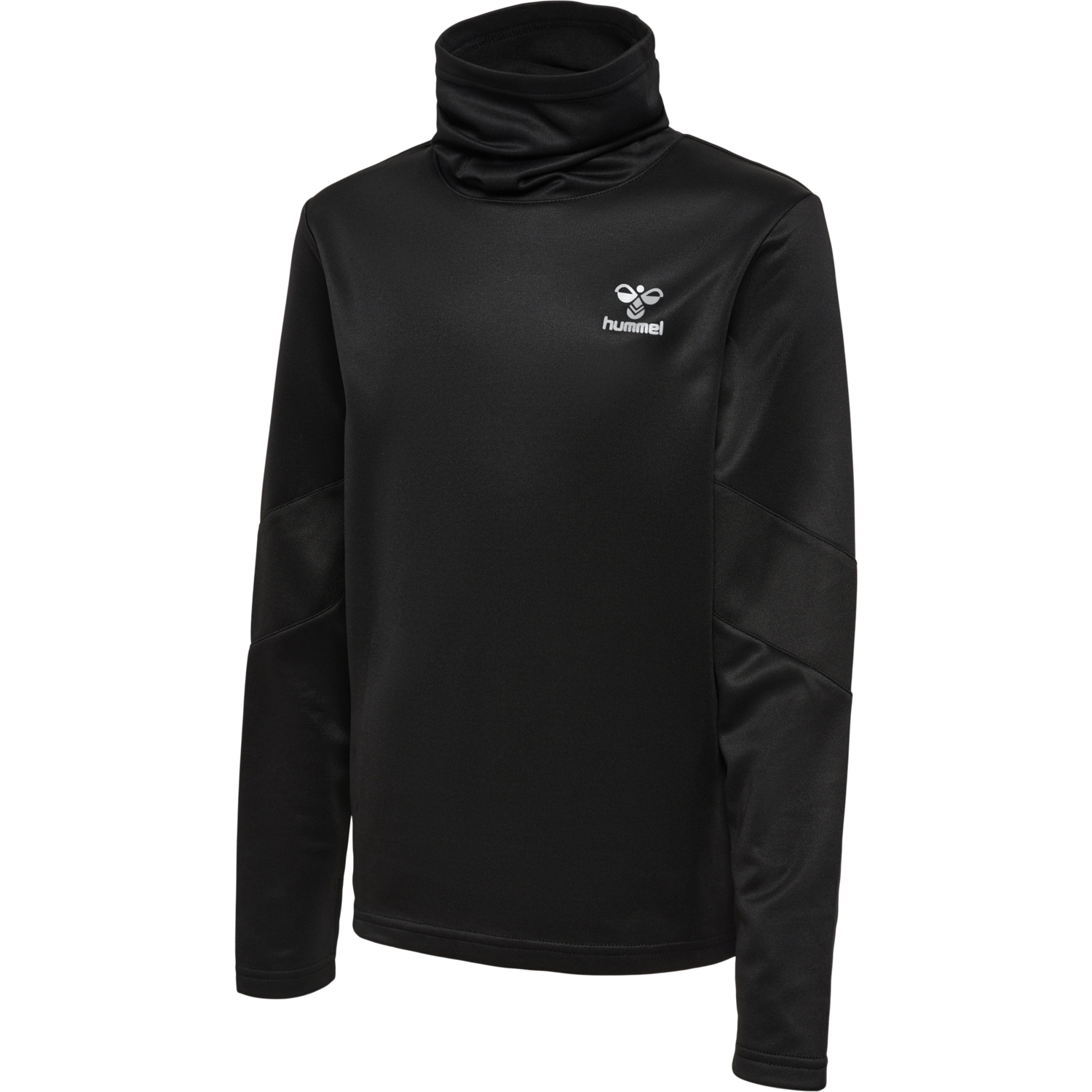 hmlACTIVE WINTER CREW SWEAT KIDS, BLACK, packshot