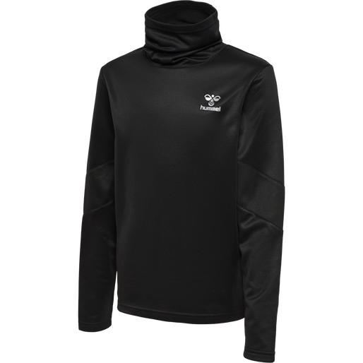 hmlACTIVE WINTER CREW SWEAT KIDS, BLACK hmlACTIVE WINTER CREW SWEAT KIDS, BLACK, packshot