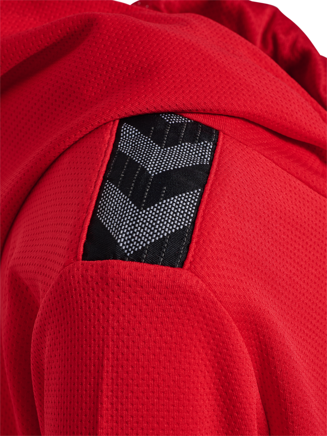 hmlAUTHENTIC PL ZIP HOODIE KIDS, TRUE RED, packshot