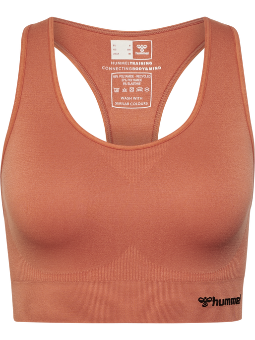hmlTIF SEAMLESS SPORTS TOP, APRICOT BRANDY, packshot