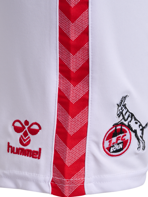 1FCK 23/24 HOME SHORTS KIDS, WHITE/TRUE RED 1FCK 23/24 HOME SHORTS KIDS, WHITE/TRUE RED, packshot