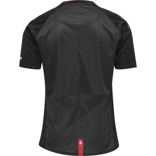 ASTRALIS 20/21 GAME JERSEY S/S, BLACK W/LOGO, packshot