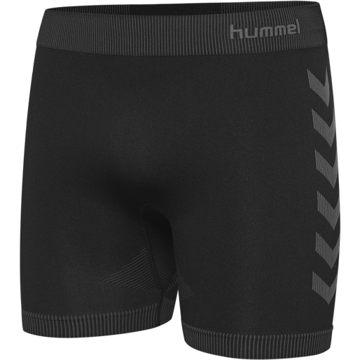 HUMMEL FIRST SEAMLESS SHORT TIGHTS, BLACK, packshot