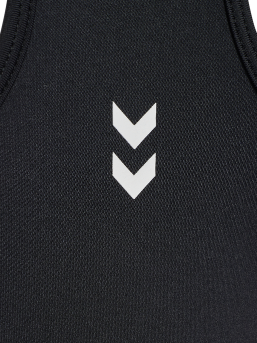 hmlJR PULSE TOP, BLACK hmlJR PULSE TOP, BLACK, packshot