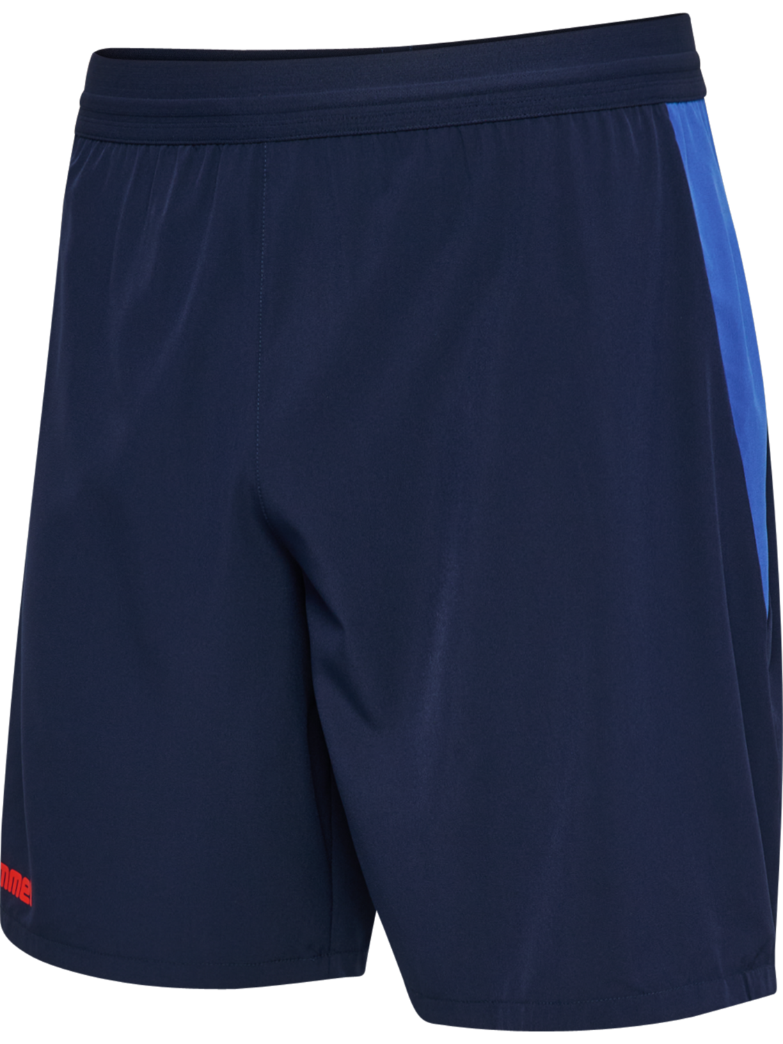hmlBLAZE26 PRO TRAINING SHORTS, MARINE/CHERRY TOMATO, packshot