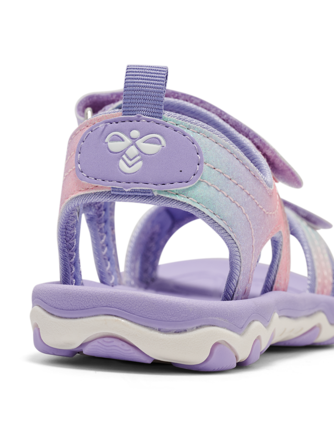 SANDAL GLITTER JR, MULTI COLOR PINK, packshot