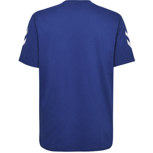 HUMMEL GO COTTON T-SHIRT S/S, TRUE BLUE, packshot