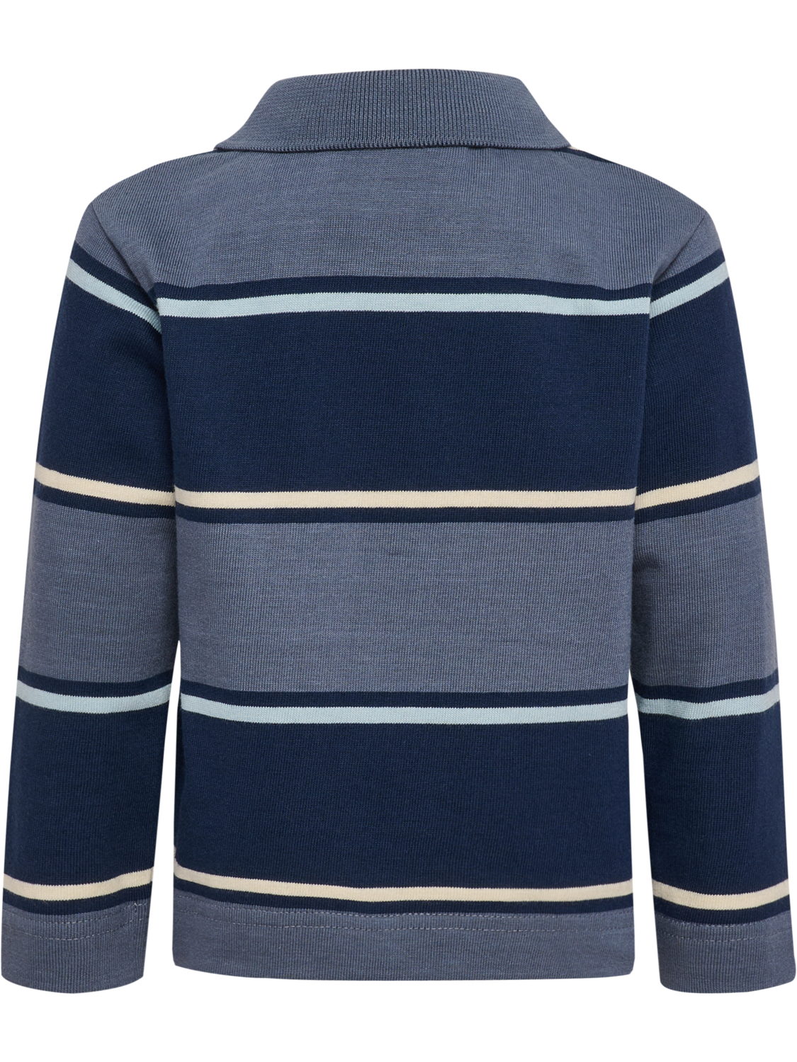 hmlMINI LOOSE STRIPE POLO SHIRT, FLINT STONE, packshot