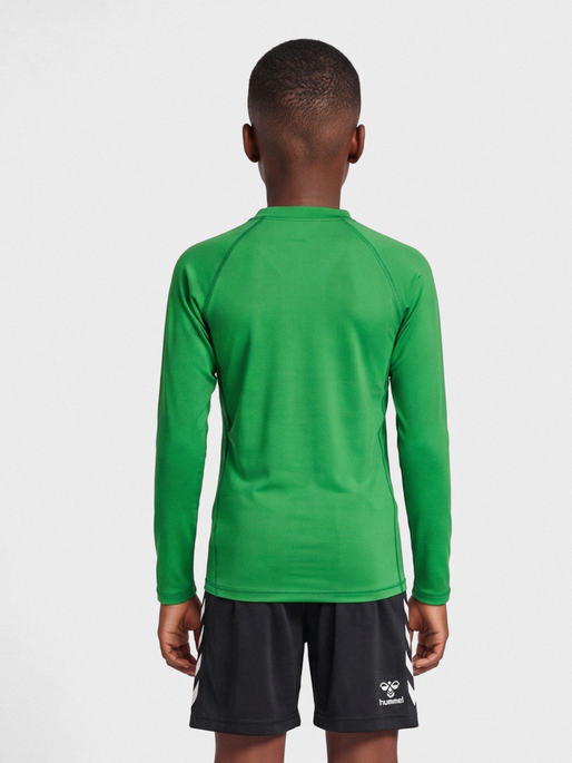 hmlBL PERFORMANCE TEE L/S KIDS, JELLY BEAN, model