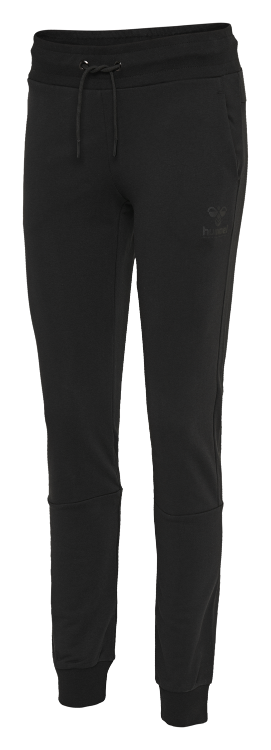 hmlNONI REGULAR PANTS, BLACK, packshot