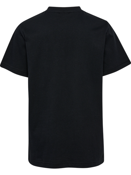 hmlTUKAS T-SHIRT S/S 2-PACK, BLACK BEAUTY/MARSHMALLOW, packshot