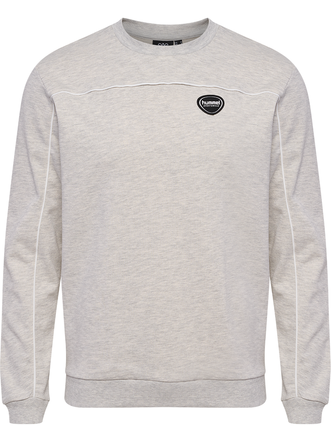 hmlLGC MARK SWEATSHIRT, TOFU MELANGE, packshot