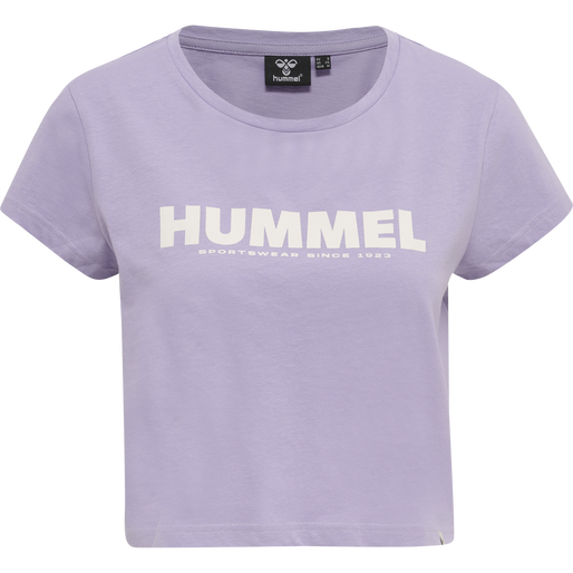 hmlLEGACY WOMAN CROPPED T-SHIRT, HEIRLOOM LILAC, packshot