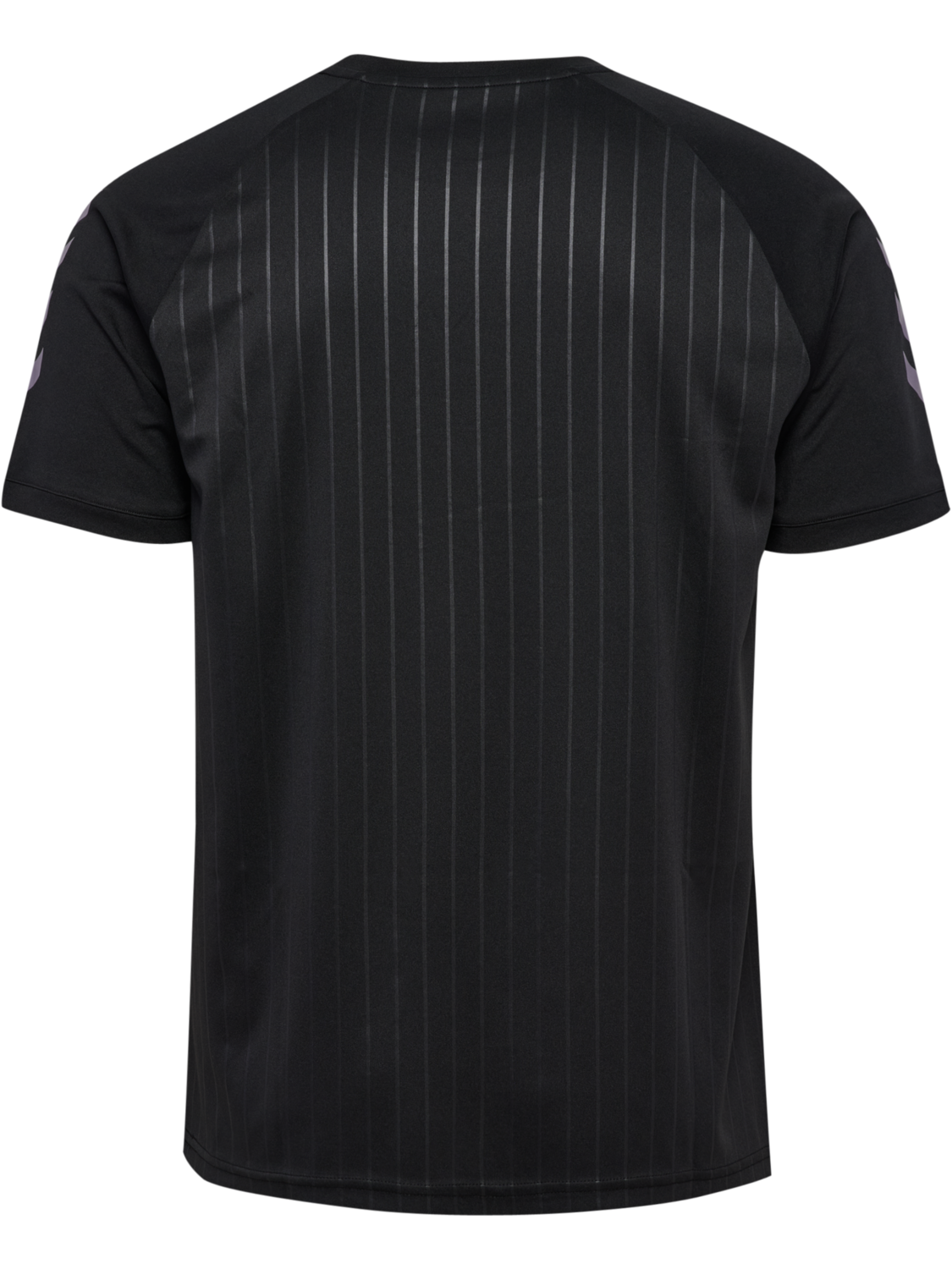 hmlPULSE STRIPE T-SHIRT S/S, BLACK, packshot