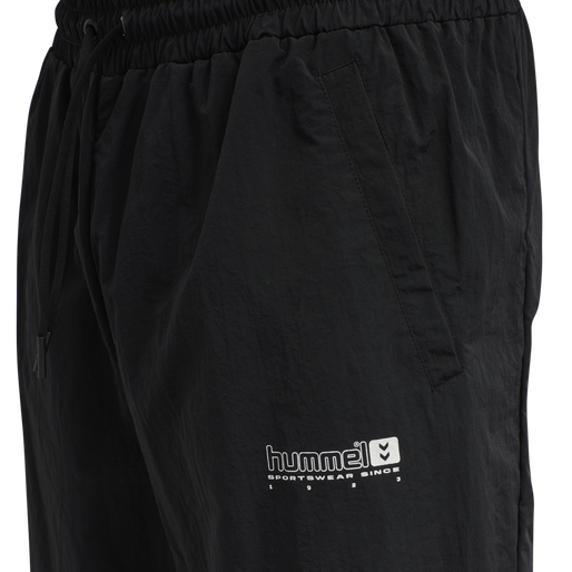 hmlLGC MUSA WOV REGULAR PANTS, BLACK, packshot