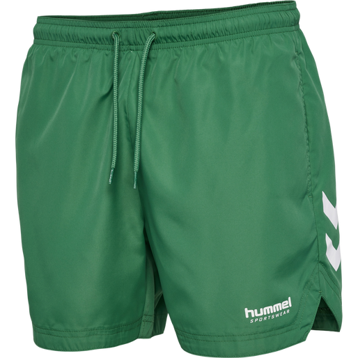 hmlLGC NED SWIM SHORTS, FOLIAGE GREEN, packshot
