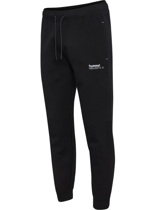 hmlTECH FLEECE REGULAR PANTS, BLACK hmlTECH FLEECE REGULAR PANTS, BLACK, packshot