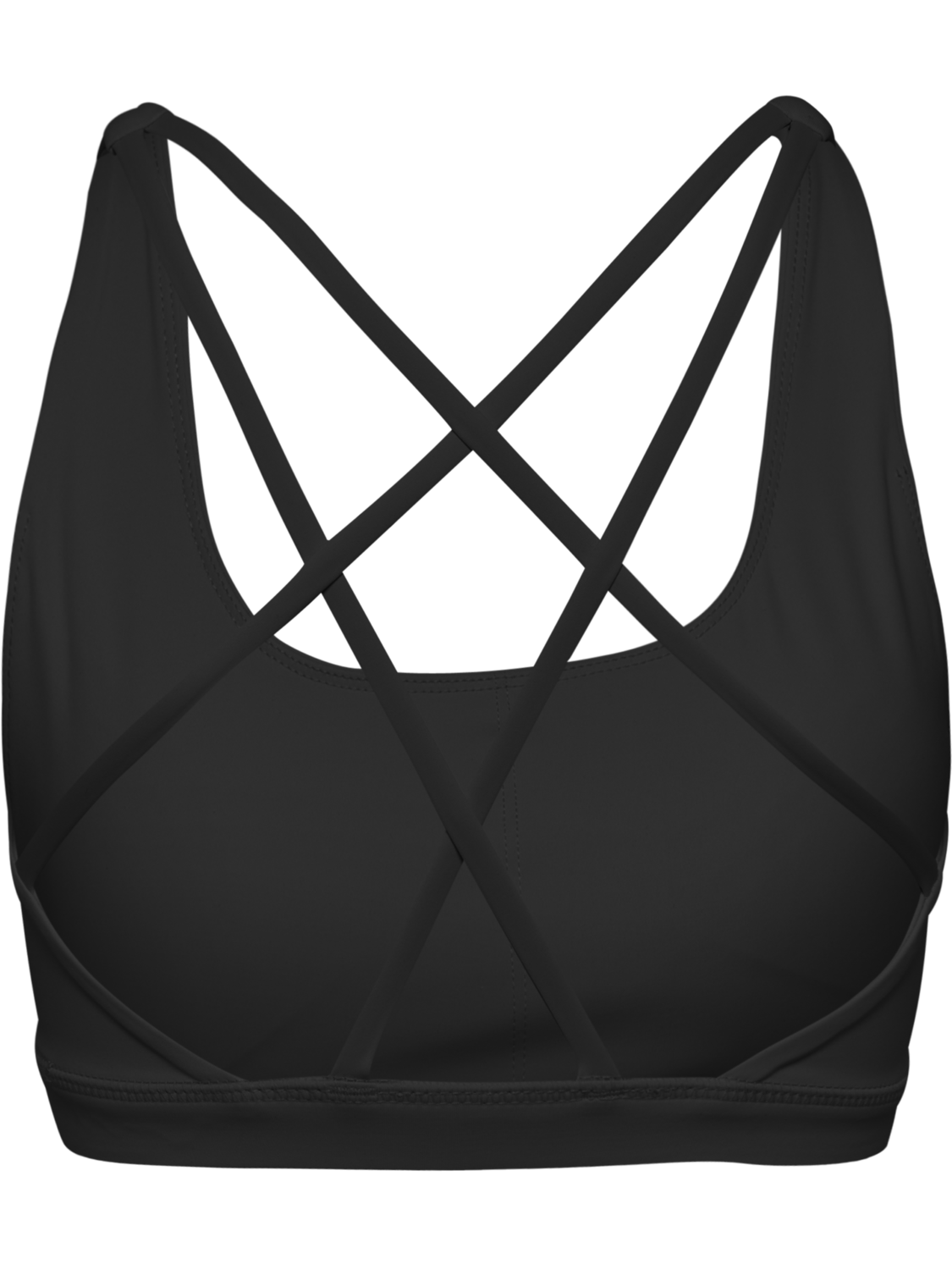 hmlHIIT IMPACT STRAP BRA, BLACK, packshot