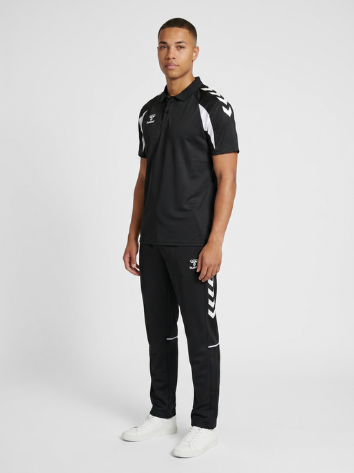 hmlCORE 2.0 POLO, BLACK/WHITE, model