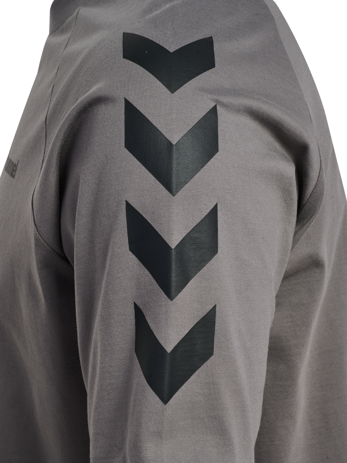 hmlKEEPER CHEVRON T-SHIRT S/S, CHARCOAL GRAY, packshot
