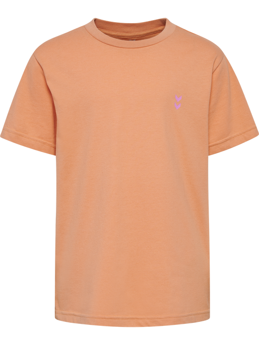 hmlJR PULSE T-SHIRT S/S, PEACH BLOOM hmlJR PULSE T-SHIRT S/S, PEACH BLOOM, packshot