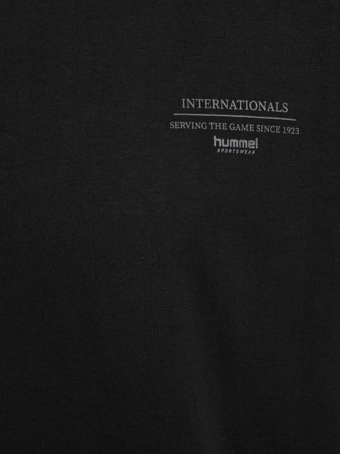 hmlLOOSE T-SHIRT S/S KICK OFF CLUB, BLACK, packshot