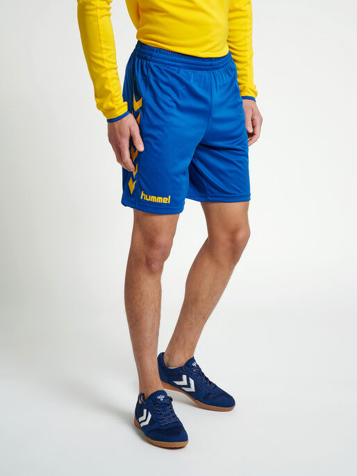 CORE POLY SHORTS, TRUE BLUE, model