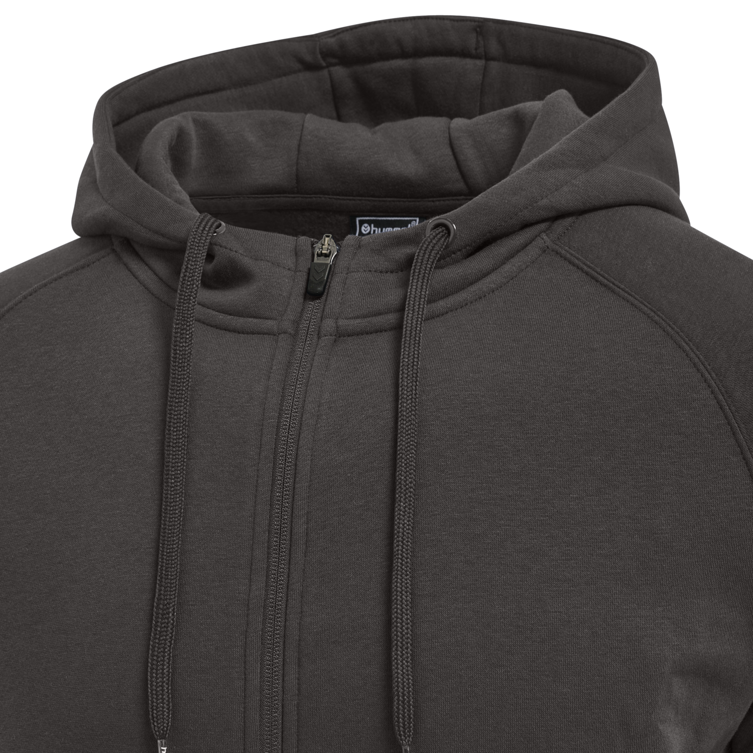 hmlRED CLASSIC ZIP HOODIE, RAVEN, packshot
