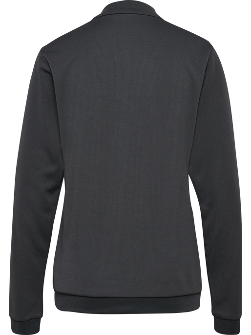 hmlAUTHENTIC PL ZIP JACKET WOMAN, ASPHALT hmlAUTHENTIC PL ZIP JACKET WOMAN, ASPHALT, packshot