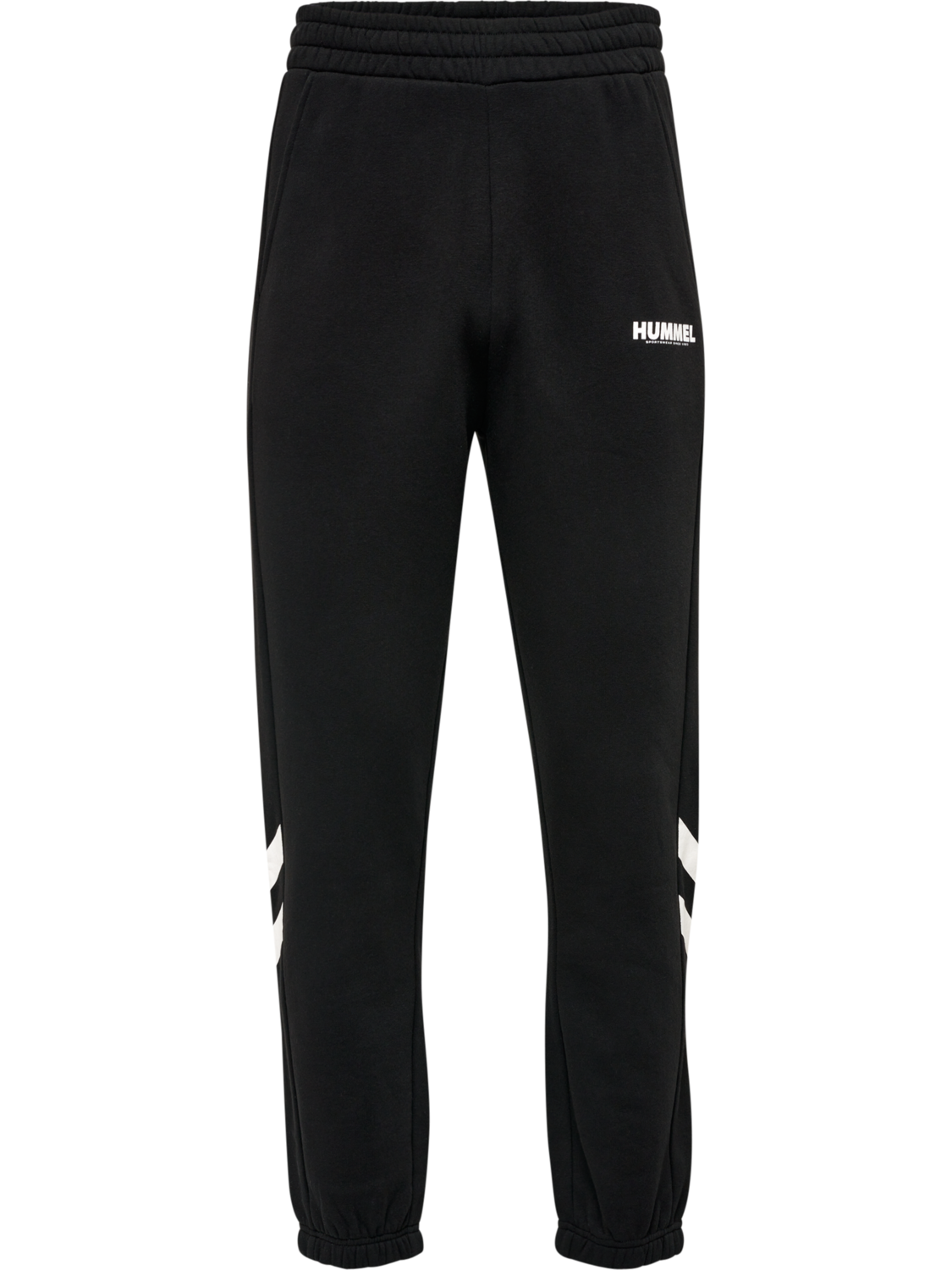 hmlLEGACY REGULAR PANTS PLUS, BLACK, packshot