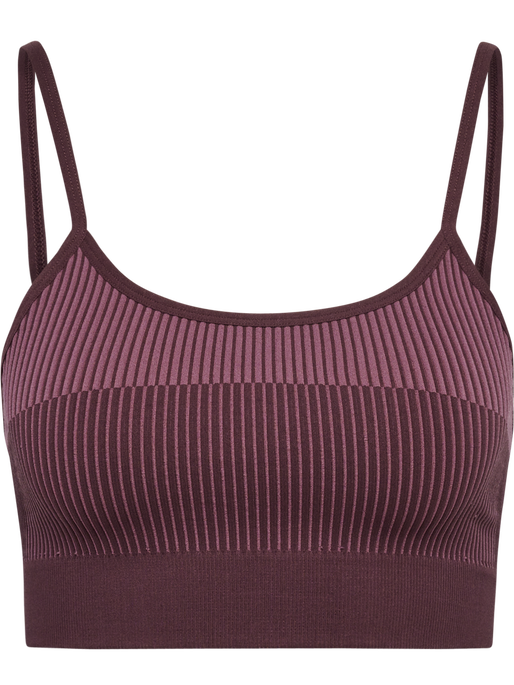 hmlYOGA SEAMLESS LOW SUPPORT BRA, FUDGE hmlYOGA SEAMLESS LOW SUPPORT BRA, FUDGE, packshot