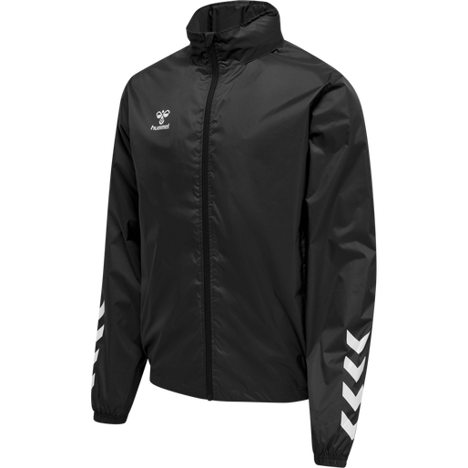 hmlCORE XK SPRAY JACKET, BLACK, packshot