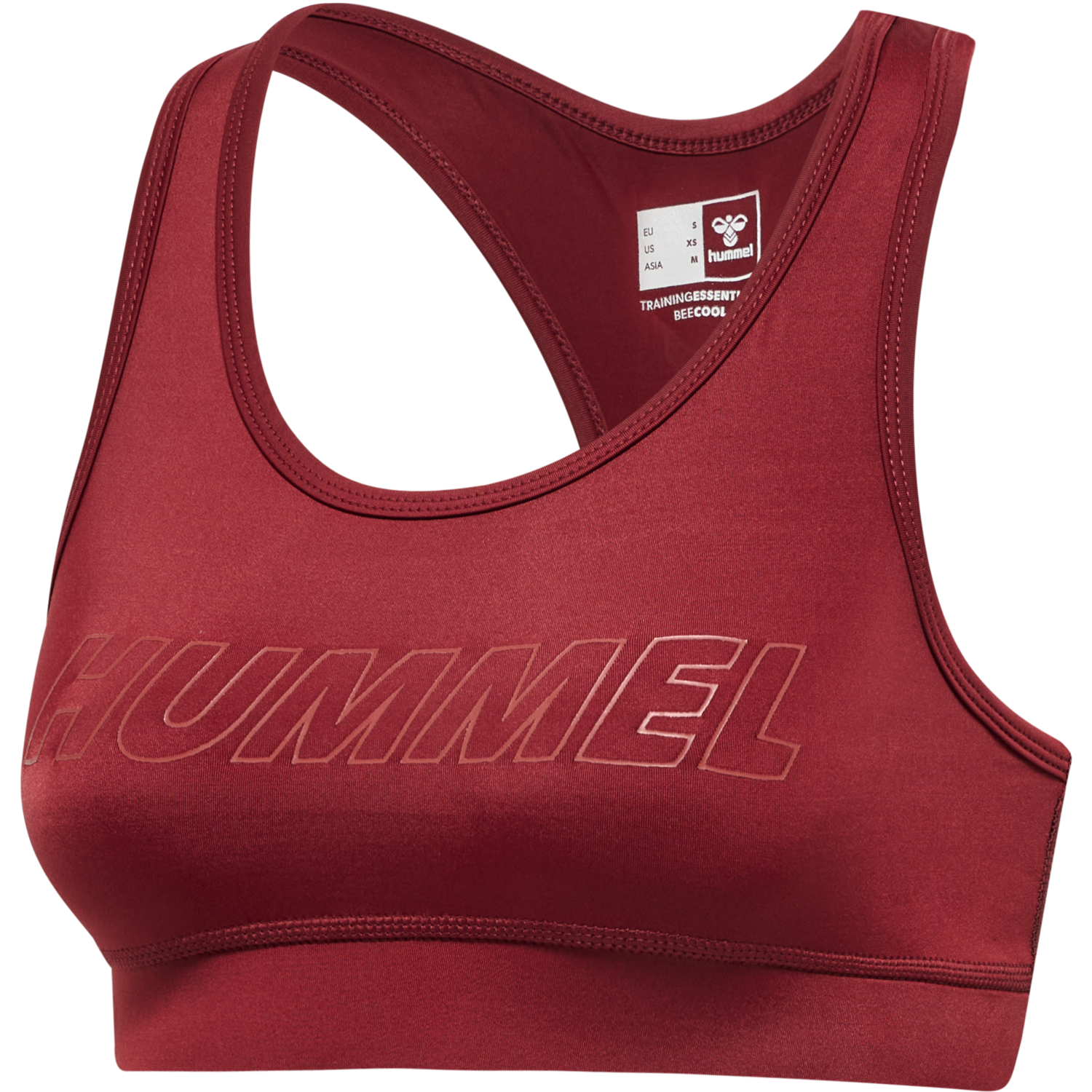 hmlTE TOLA SPORTS BRA, CABERNET, packshot