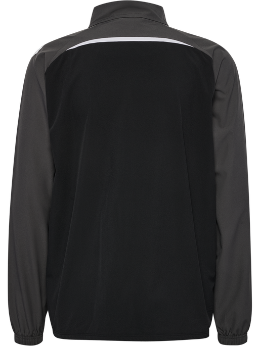hmlLEAD 2.0 WOVEN JACKET, BLACK/ASPHALT hmlLEAD 2.0 WOVEN JACKET, BLACK/ASPHALT, packshot