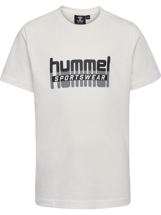hmlTUKAS T-SHIRT S/S 2-PACK, BLACK BEAUTY/MARSHMALLOW, packshot