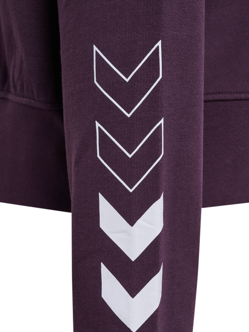 hmlELEMENTAL SHORT HOODIE WOMAN, PLUM PERFECT hmlELEMENTAL SHORT HOODIE WOMAN, PLUM PERFECT, packshot