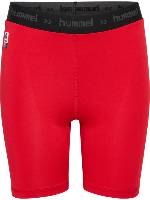 HML FIRST PERFORMAN KIDS TIG SHORTS, TRUE RED, packshot