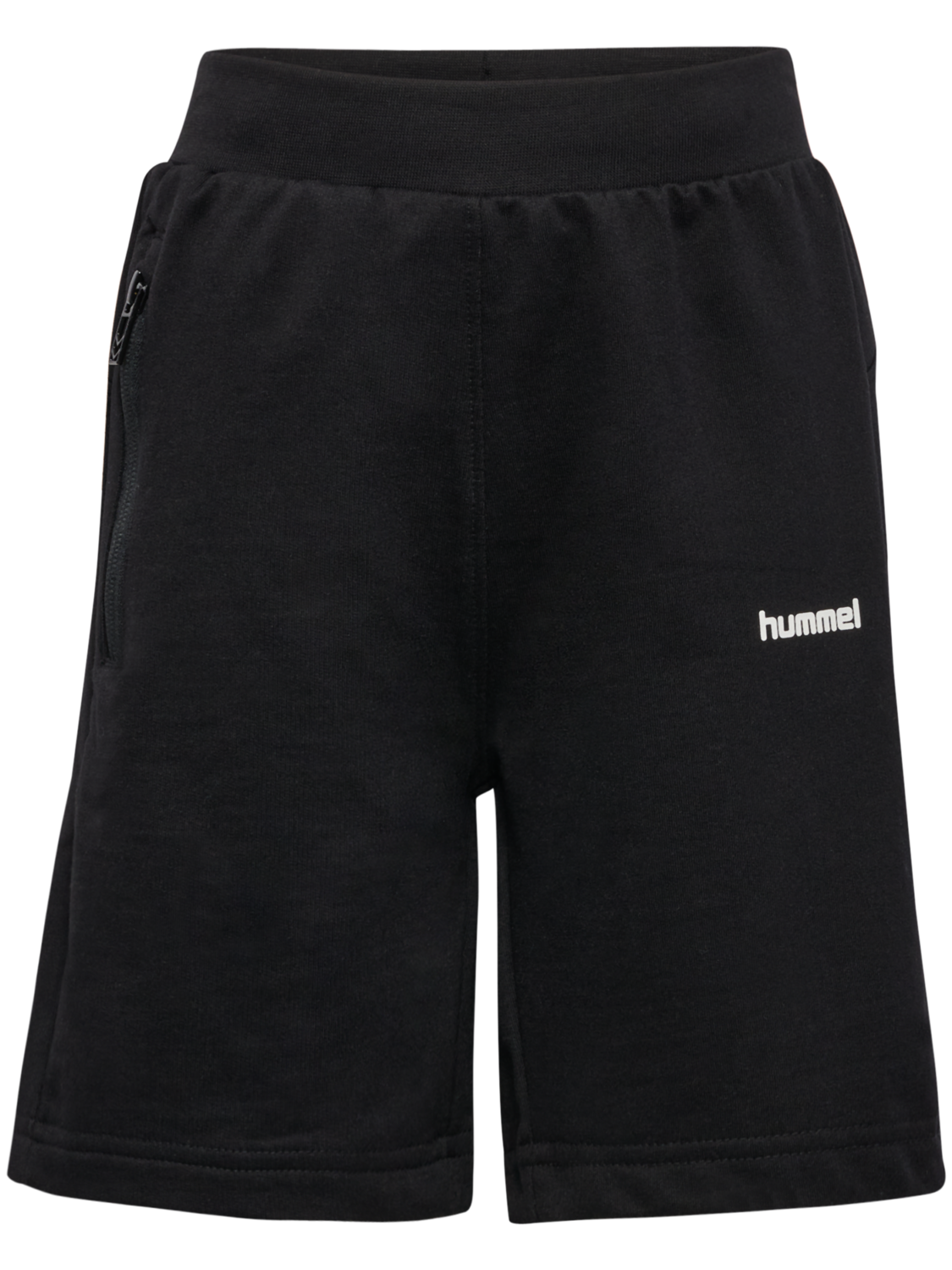 hmlJR REGULAR ADJ WAIST SHORTS, BLACK, packshot